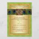 Search for gold peacock wedding invitations Glitter