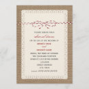 Search for country rehearsal dinner invitations Lace