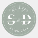 Search for thank you for coming wedding stickers Modern