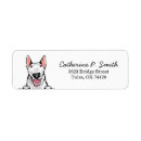 Search for bull terrier return address labels Pet
