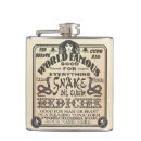 Search for funny novelty flasks Snake oil