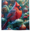 Search for tree birds shower curtains Cardinal