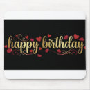 Search for anniversary mousepads Black