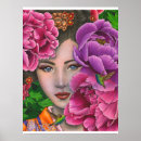 Recherche de peintures geisha posters Aquarelle