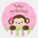 Search for pink monkey stickers Stripes