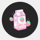 Search for cute kawaii milk stickers Japanese