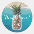Search for pineapple thank you stickers Beach
