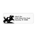 Search for western style return address labels Cowboy