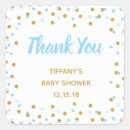 Search for blue and gold stickers Baby boy