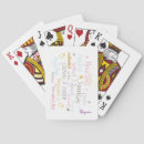 Recherche de words jeux de cartes Typographie