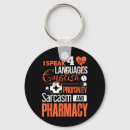 Search for funny pharmacist keychains Black cat