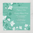 Search for aquamarine wedding invitations Floral
