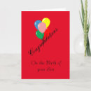 Search for birth of son congratulations cards Born