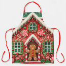 Search for whimsical aprons Gingerbread man