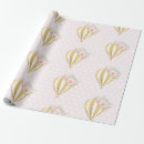 Search for hot air balloon wrapping paper 1st birthday