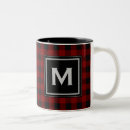 Search for black and red plaid mugs Manly
