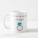 Search for engagement announcement mugs Fiance
