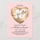 Recherche de coeur rose invitations Petite fille