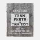Search for sports photo blankets Team