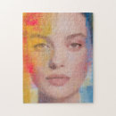 Recherche de visage femme puzzles Peinture