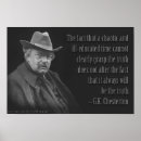 Search for gilbert posters Chesterton