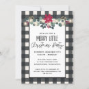 Search for merry little christmas invitations Poinsettia
