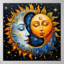 Search for celestial sun and moon art Cosmos