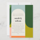 Search for retro rehearsal dinner invitations Colourful