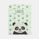Recherche de ours panda de bébé Panda noir et blanc