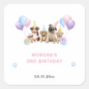 Search for birthday puppy stickers Pink