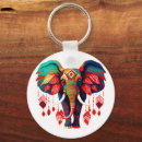 Search for color and style keychains Colorful