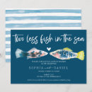 Search for two less fish invitations In the sea