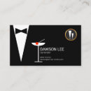 Recherche de verre martini cartes visite Barman