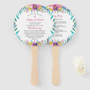 Search for circle fans wedding wedding programs Watercolor