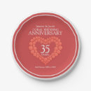 Search for anniversary plates Heart