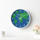 Recherche de monde globe horloges Continents