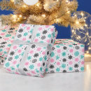 Search for teal white christmas wrapping paper Winter