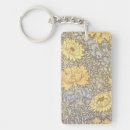 Search for chrysanthemums keychains William morris