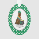 Search for irish leprechaun ornaments Clover