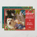 Search for believe in the magic of christmas cards Red