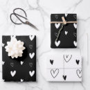 Search for black heart wrapping paper Pattern