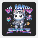 Recherche de space cat autocollants Chat