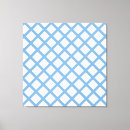 Search for blue and white canvas prints Pattern