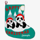 Search for panda bear christmas stockings For kids