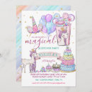 Search for unicorn slumber party invitations Glitter