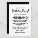 Search for husband invitations Funny