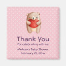 Search for bear with heart magnets Watercolor