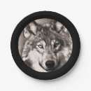 Recherche de loup assiettes Bois