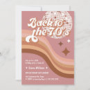 Recherche de disco ball invitations 70's