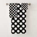 Search for black and white polka dot bath towels Classic